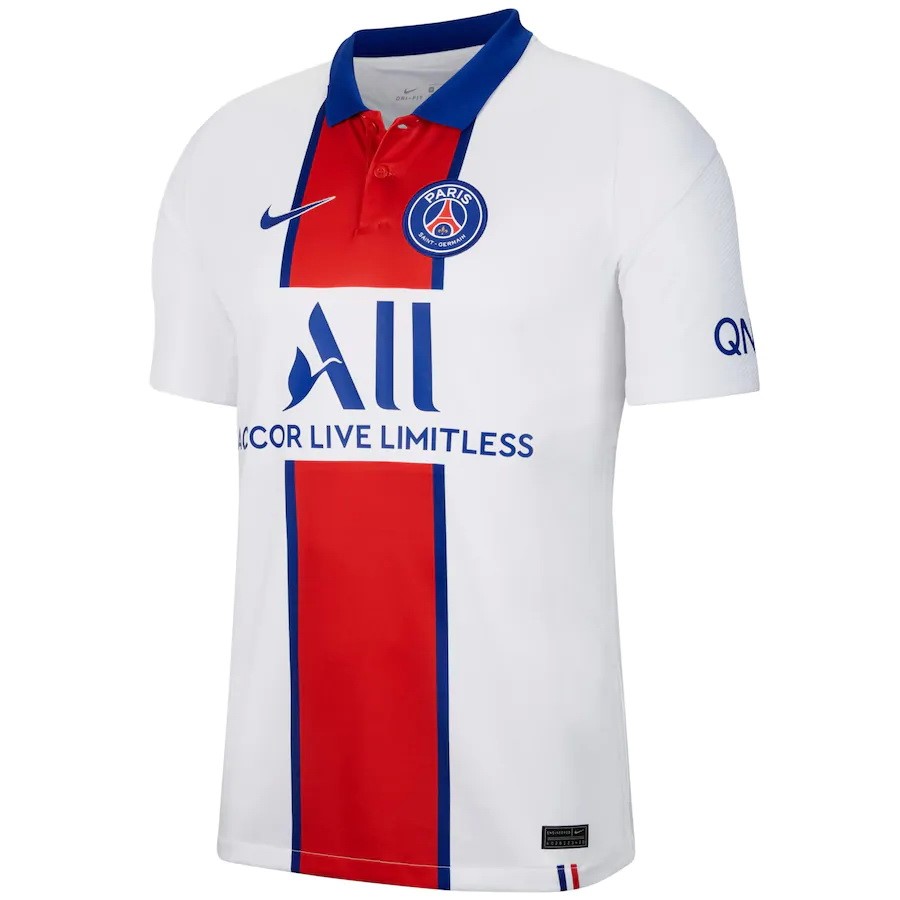 Camiseta Paris Saint Germain Segunda equipo 2020-21 Blanco